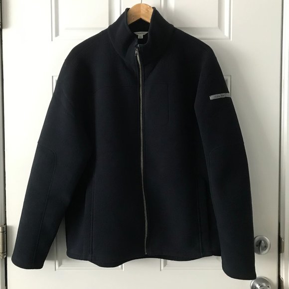 Calvin Klein Jacket Men's Full-Zip Heathered
